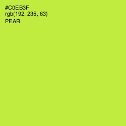 #C0EB3F - Pear Color Image