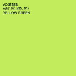 #C0EB5B - Yellow Green Color Image