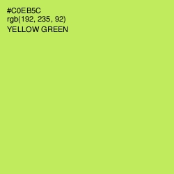 #C0EB5C - Yellow Green Color Image