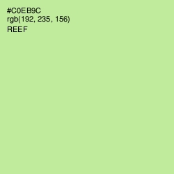 #C0EB9C - Reef Color Image
