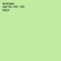 #C0EBA0 - Reef Color Image