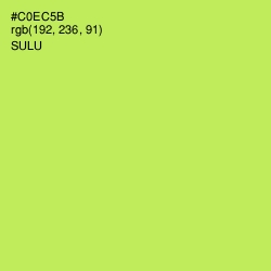 #C0EC5B - Sulu Color Image