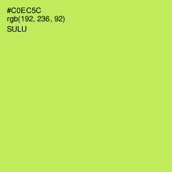 #C0EC5C - Sulu Color Image