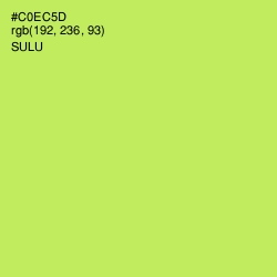 #C0EC5D - Sulu Color Image