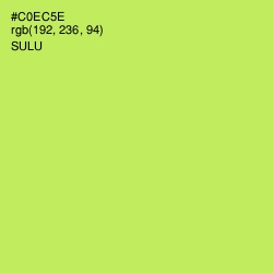#C0EC5E - Sulu Color Image