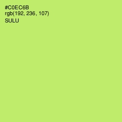 #C0EC6B - Sulu Color Image