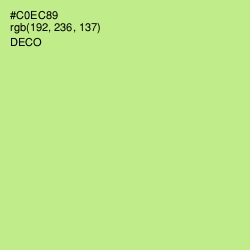#C0EC89 - Deco Color Image