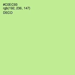 #C0EC93 - Deco Color Image