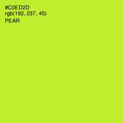 #C0ED2D - Pear Color Image