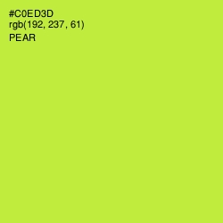 #C0ED3D - Pear Color Image