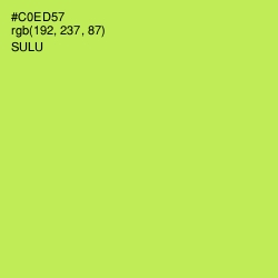 #C0ED57 - Sulu Color Image