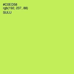 #C0ED58 - Sulu Color Image