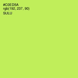 #C0ED5A - Sulu Color Image