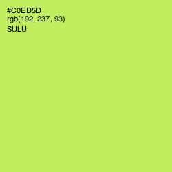 #C0ED5D - Sulu Color Image