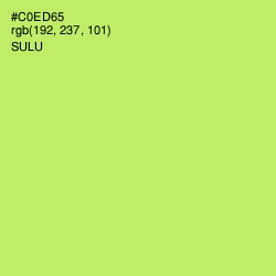 #C0ED65 - Sulu Color Image