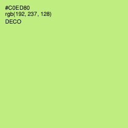 #C0ED80 - Deco Color Image