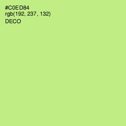 #C0ED84 - Deco Color Image
