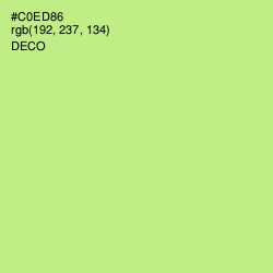 #C0ED86 - Deco Color Image