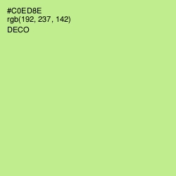 #C0ED8E - Deco Color Image