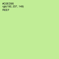 #C0ED95 - Reef Color Image