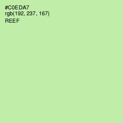 #C0EDA7 - Reef Color Image