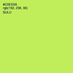 #C0EE5A - Sulu Color Image