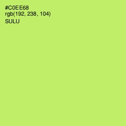 #C0EE68 - Sulu Color Image
