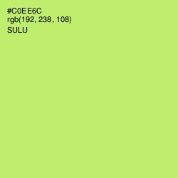 #C0EE6C - Sulu Color Image