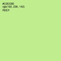 #C0EE8E - Reef Color Image