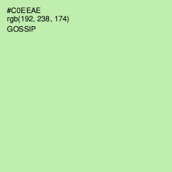 #C0EEAE - Gossip Color Image