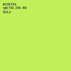 #C0EF59 - Sulu Color Image