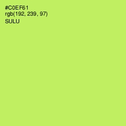 #C0EF61 - Sulu Color Image