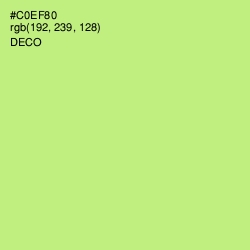 #C0EF80 - Deco Color Image