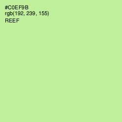 #C0EF9B - Reef Color Image