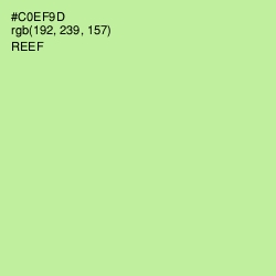 #C0EF9D - Reef Color Image