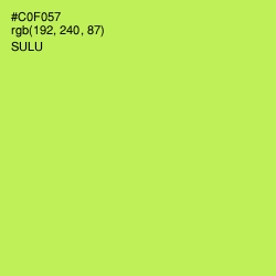 #C0F057 - Sulu Color Image