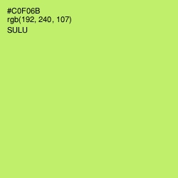 #C0F06B - Sulu Color Image