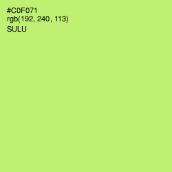 #C0F071 - Sulu Color Image