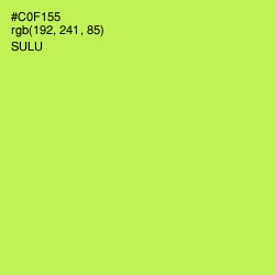 #C0F155 - Sulu Color Image