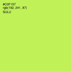 #C0F157 - Sulu Color Image