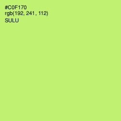 #C0F170 - Sulu Color Image