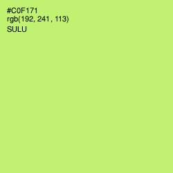 #C0F171 - Sulu Color Image