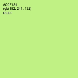 #C0F184 - Reef Color Image