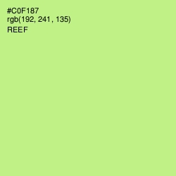 #C0F187 - Reef Color Image