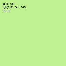 #C0F18F - Reef Color Image