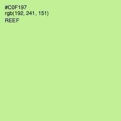 #C0F197 - Reef Color Image
