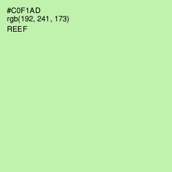 #C0F1AD - Reef Color Image