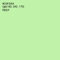 #C0F2AA - Reef Color Image