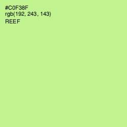 #C0F38F - Reef Color Image