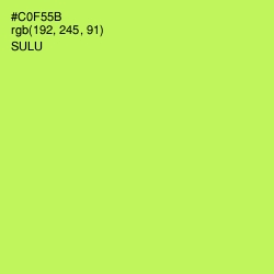 #C0F55B - Sulu Color Image